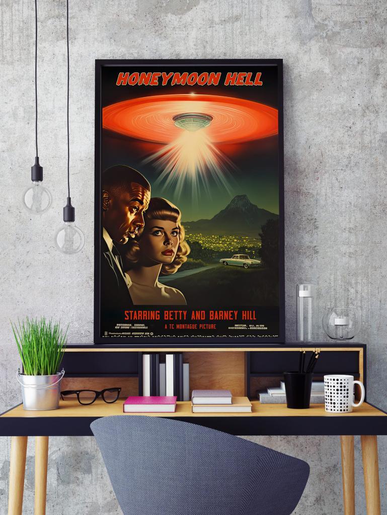 Honeymoon Hell Ufology Poster