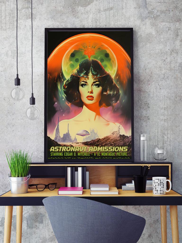 Astronaut Admissions Ufology Poster