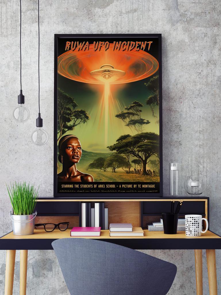 Ruwa UFO Incident Ufology Poster