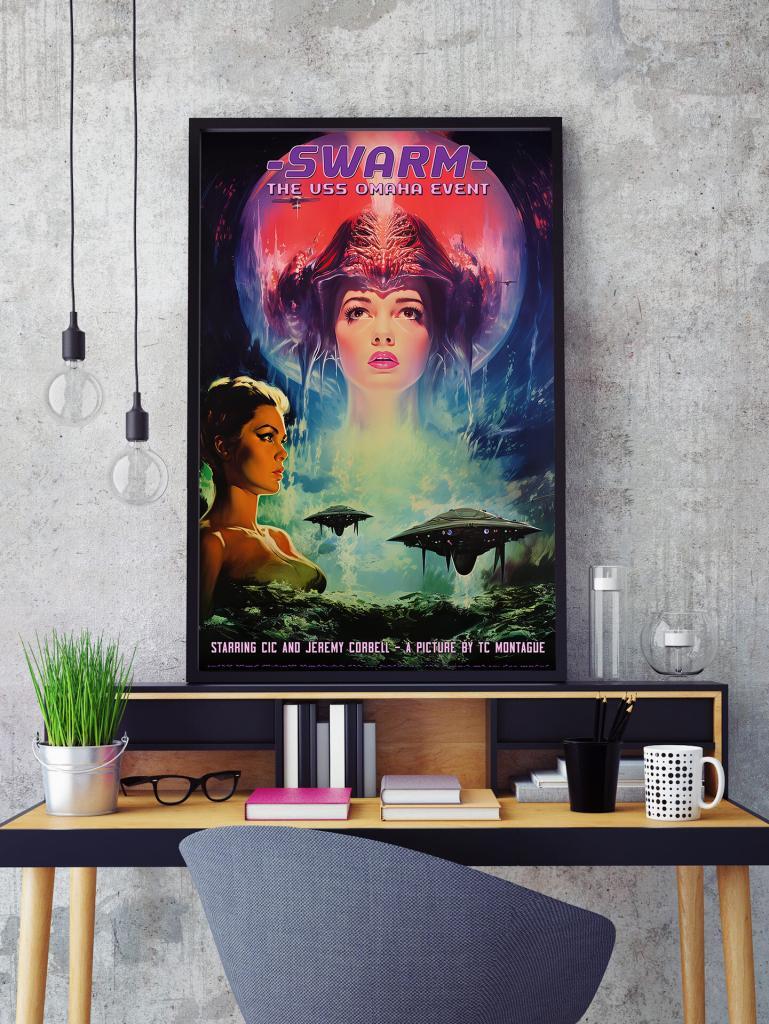 Swarm USS Omaha Event Ufology Poster