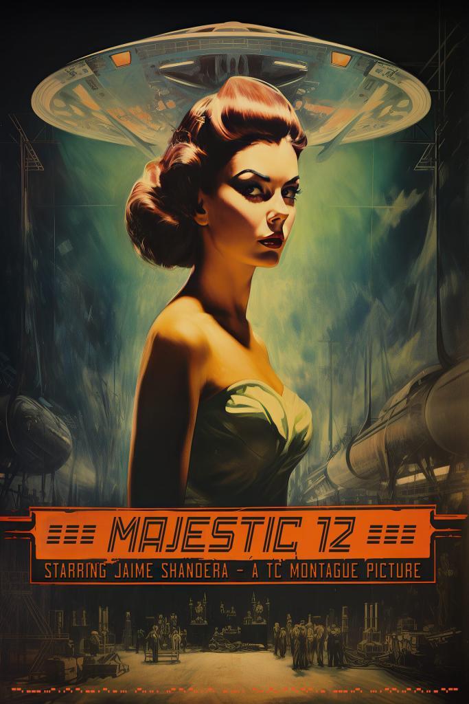 Majestic 12 Ufology Poster