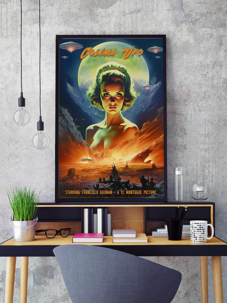 Colima UFO Ufology Poster